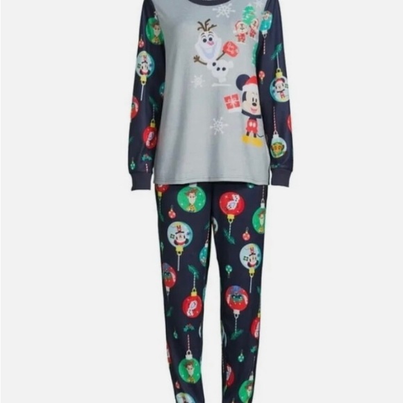 Disney Pixar 100th Anniversary 2pc Pajama Set Women 3X Winter Christmas NWT - Picture 1 of 2